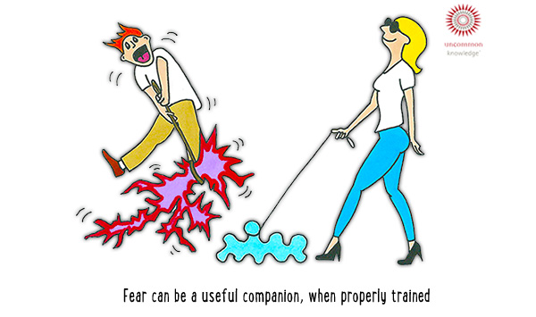 Fear is trainable Cartoon