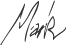 Mark's signature